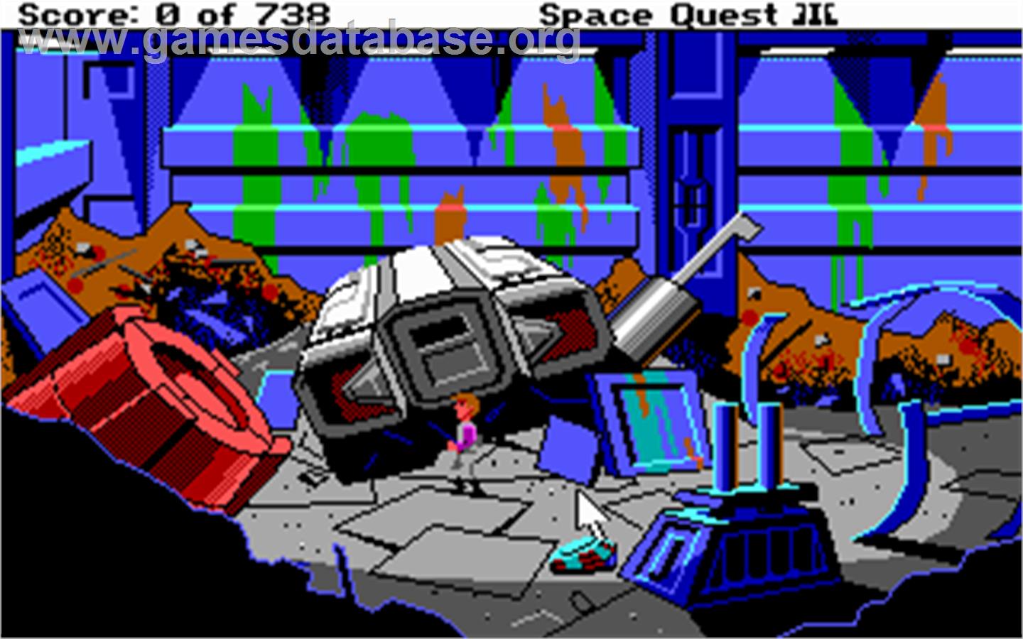Space Quest 3 - The Pirates Of Pestulon - Microsoft DOS - Artwork - In Game
