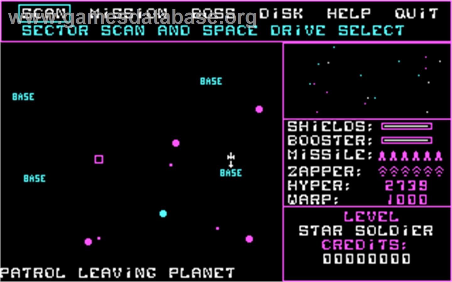 Star Lord (Softbook) - Microsoft DOS - Artwork - In Game