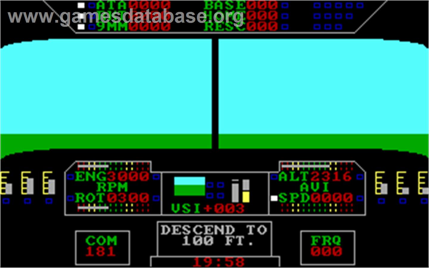 Super Huey UH-IX - Microsoft DOS - Artwork - In Game