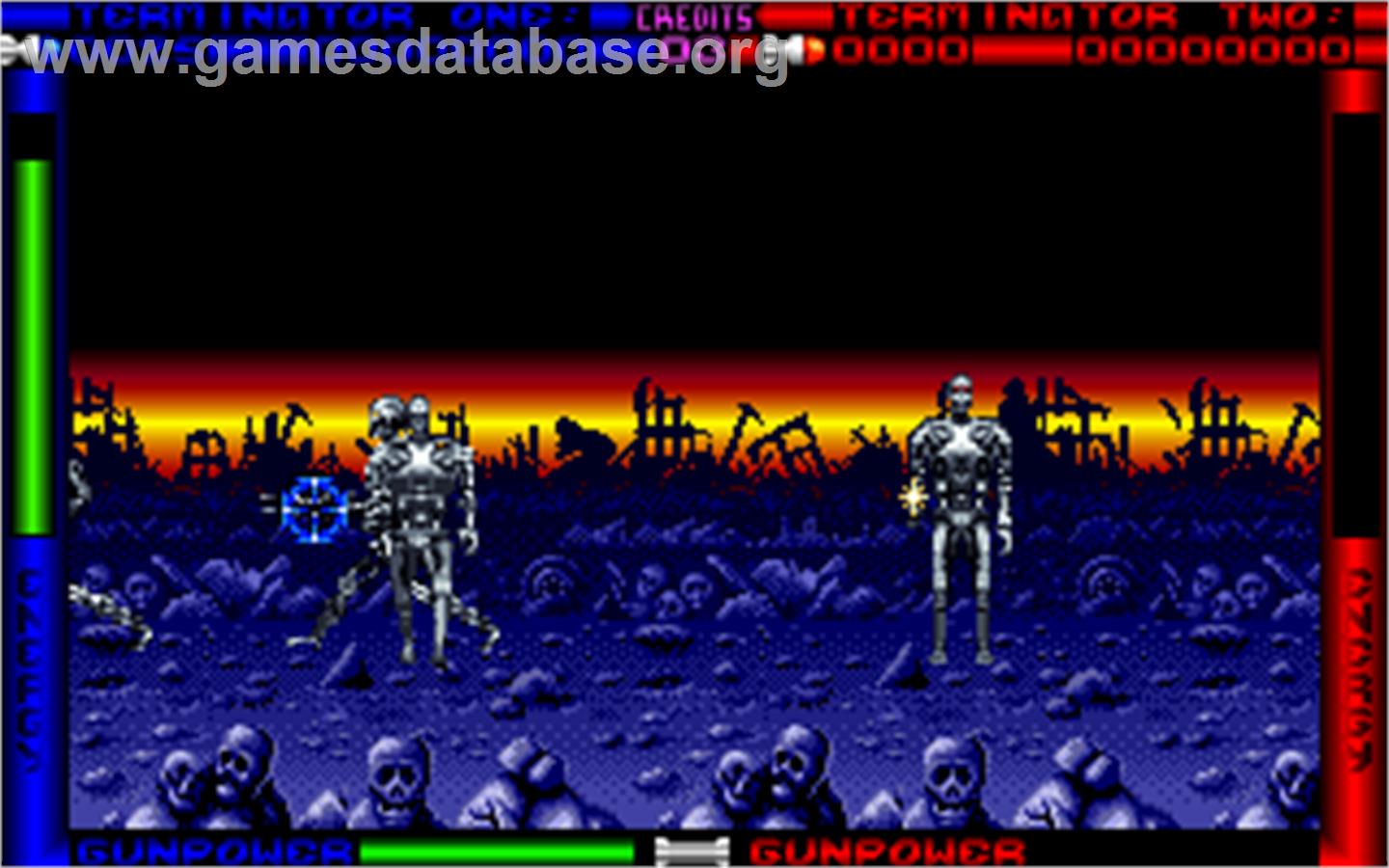 T2 -  The Arcade Game - Microsoft DOS - Artwork - In Game