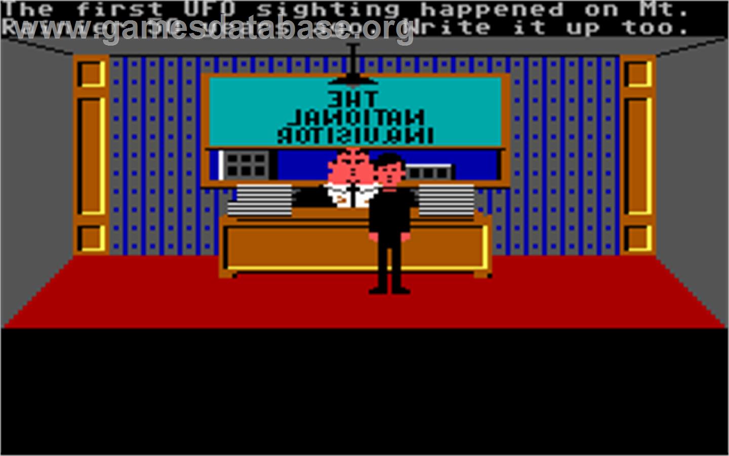 Zak McKracken and the Alien Mindbenders - Microsoft DOS - Artwork - In Game