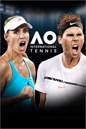Box cover for AO International Tennis on the Microsoft Windows.