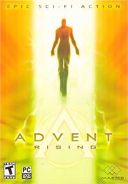 Box cover for Advent Rising on the Microsoft Windows.