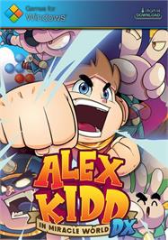 Box cover for Alex Kidd in Miracle World DX on the Microsoft Windows.