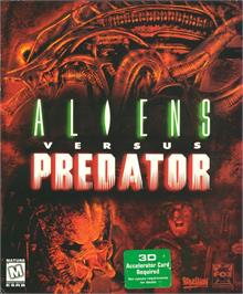 Box cover for Aliens Versus Predator on the Microsoft Windows.