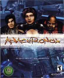 Box cover for Anachronox on the Microsoft Windows.