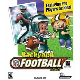 Box cover for Backyard Football 2002 on the Microsoft Windows.
