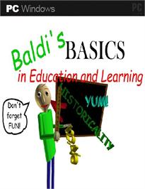 Box cover for Baldi's Basics in Education and Learning on the Microsoft Windows.