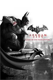 Box cover for Batman - Arkham City on the Microsoft Windows.