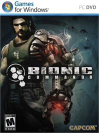 Box cover for Bionic Commando (2009) on the Microsoft Windows.