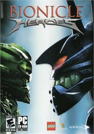 Box cover for Bionicle Heroes on the Microsoft Windows.