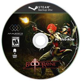 Box cover for Bloodrayne on the Microsoft Windows.