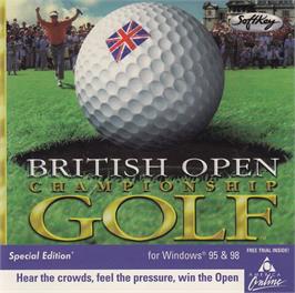 Box cover for British Open Championship Golf on the Microsoft Windows.