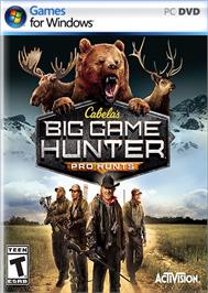 Box cover for Cabela's Big Game Hunter - Pro Hunts on the Microsoft Windows.