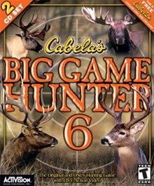 Box cover for Cabela's Big Game Hunter 6 on the Microsoft Windows.