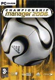 Box cover for Championship Manager 2006 on the Microsoft Windows.
