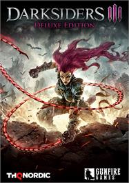 Box cover for Darksiders 3 on the Microsoft Windows.