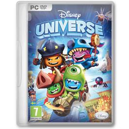 Box cover for Disney Universe on the Microsoft Windows.