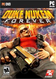 Box cover for Duke Nukem Forever on the Microsoft Windows.