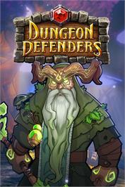 Box cover for Dungeon Defenders on the Microsoft Windows.