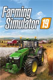 Box cover for Farming Simulator 19 on the Microsoft Windows.