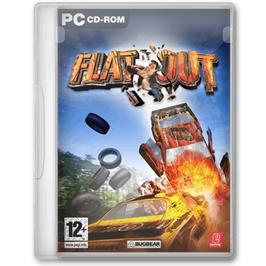 Box cover for Flatout on the Microsoft Windows.