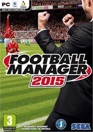 Box cover for Football Manager 2015 on the Microsoft Windows.