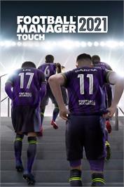 Box cover for Football Manager 2021 Touch on the Microsoft Windows.