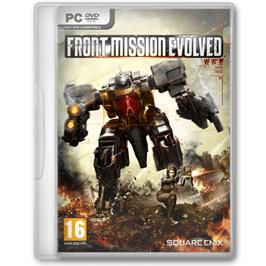 Box cover for Front Mission Evolved on the Microsoft Windows.