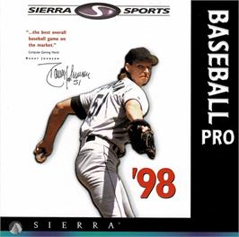 Box cover for Front Page Sports - Baseball Pro '98 on the Microsoft Windows.