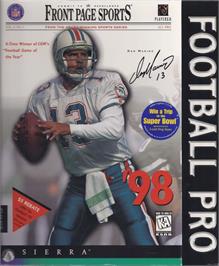 Box cover for Front Page Sports - Football Pro '98 on the Microsoft Windows.