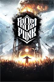 Box cover for Frostpunk on the Microsoft Windows.