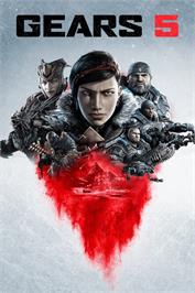 Box cover for Gears 5 on the Microsoft Windows.