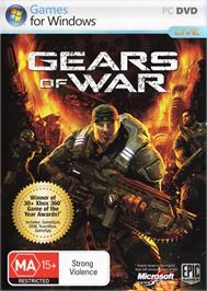 Box cover for Gears of War on the Microsoft Windows.
