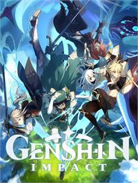 Box cover for Genshin Impact on the Microsoft Windows.