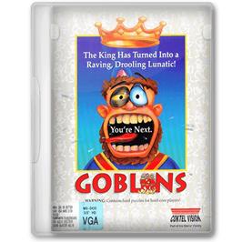 Box cover for Gobliiins on the Microsoft Windows.