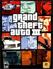 Box cover for Grand Theft Auto 3 on the Microsoft Windows.