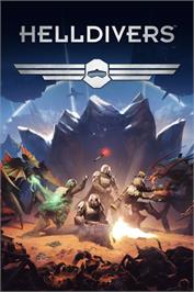 Box cover for Helldivers on the Microsoft Windows.