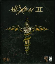 Box cover for Hexen 2 on the Microsoft Windows.