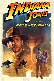 Box cover for Indiana Jones and the Fate of Atlantis on the Microsoft Windows.