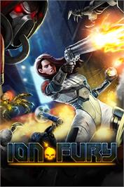 Box cover for Ion Fury on the Microsoft Windows.