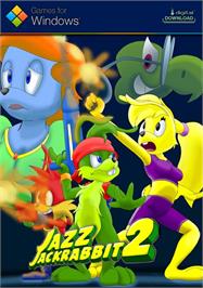 Box cover for Jazz Jackrabbit 2 on the Microsoft Windows.