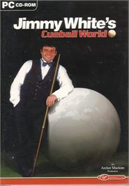 Box cover for Jimmy White's Cueball World on the Microsoft Windows.
