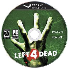 Box cover for Left 4 Dead on the Microsoft Windows.