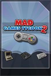 Box cover for Mad Games Tycoon 2 on the Microsoft Windows.