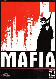 Box cover for Mafia on the Microsoft Windows.