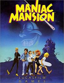 Box cover for Maniac Mansion Deluxe on the Microsoft Windows.
