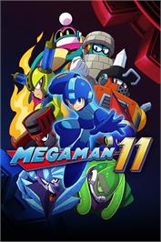 Box cover for Mega Man 11 on the Microsoft Windows.