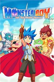 Box cover for Monster Boy and the Cursed Kingdom on the Microsoft Windows.
