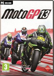 Box cover for MotoGP 13 on the Microsoft Windows.